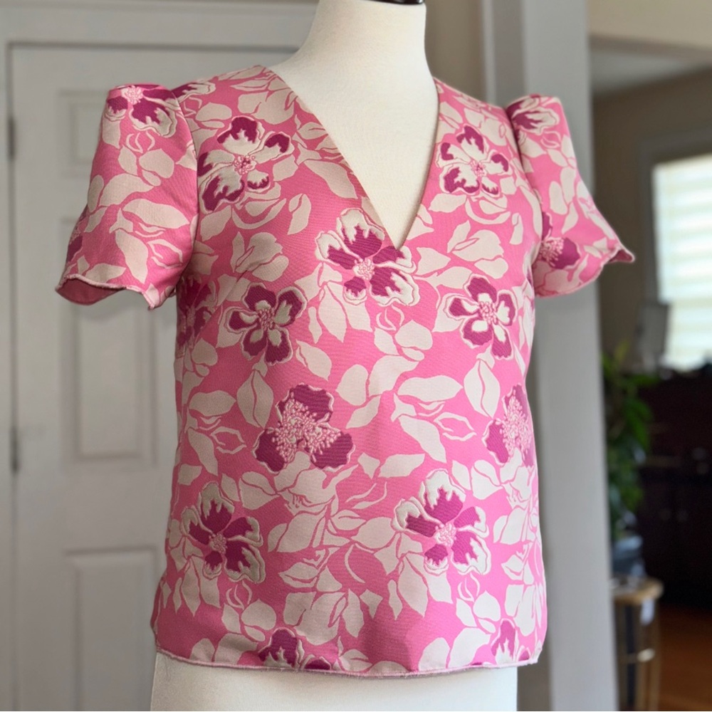 Milly Jacquard Blouse